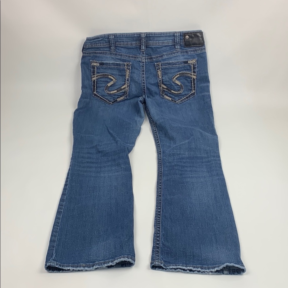 Silver Jeans Aiko Mid Bootcut Denim Size 32 Medium wash denim Super Stretch